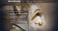 Desktop Screenshot of marineparasites.com